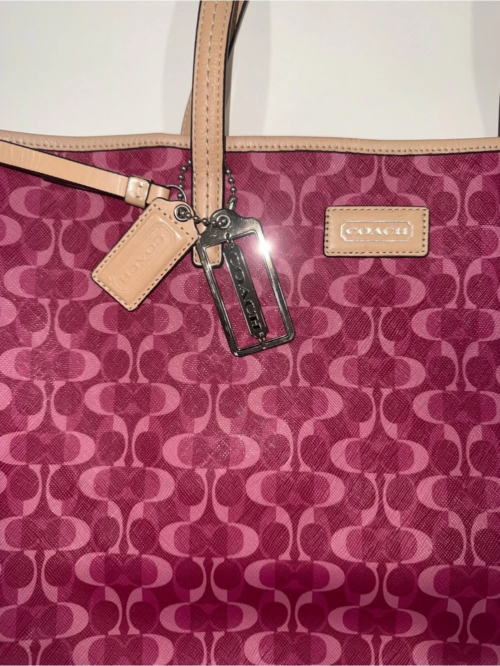 Coach tote deep